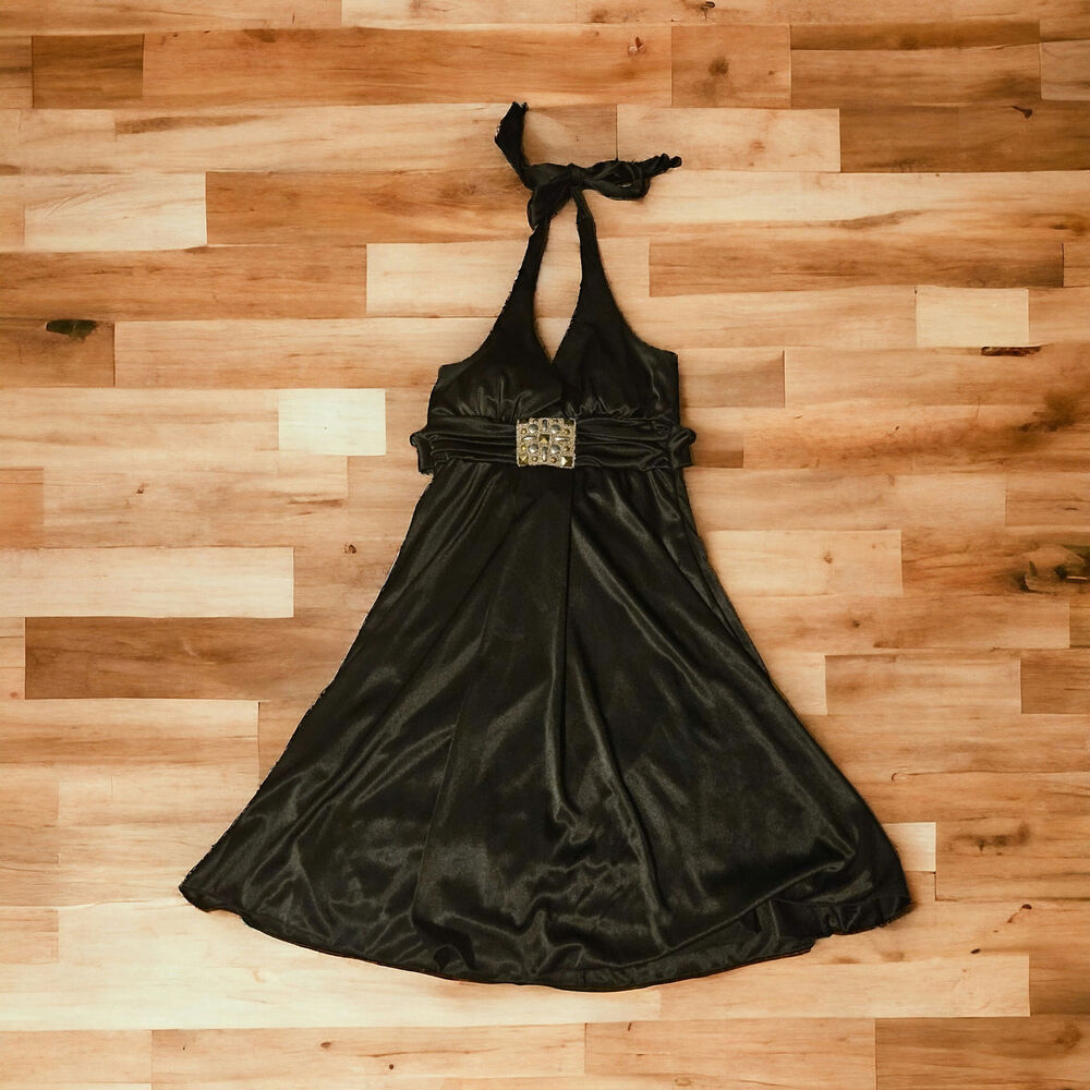 Charlotte Russe Small Black Halter Dress